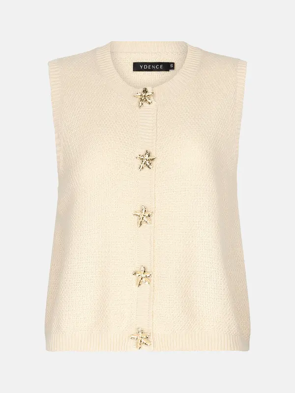 Ydence Knitted top Mona - Ecru