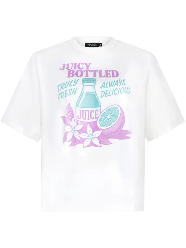Ydence T-shirt Juicy bottle - Violet