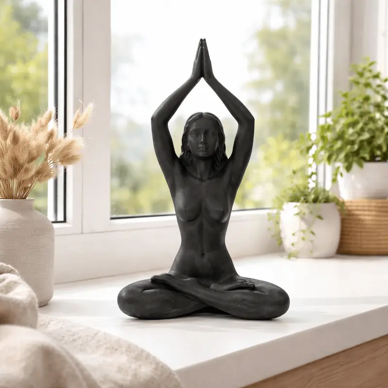 Yoga Beeld – Meditatie Decoratie in Lotus Houding