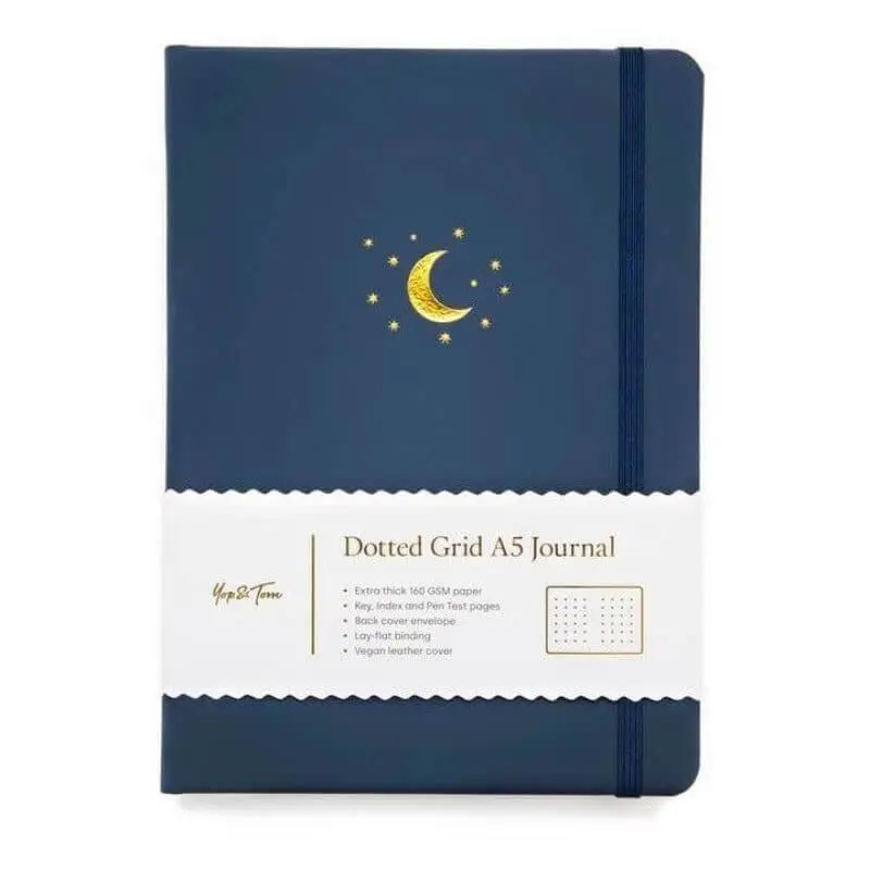 Yop & Tom A5 Bullet Journal | Maan | Div. Kleuren