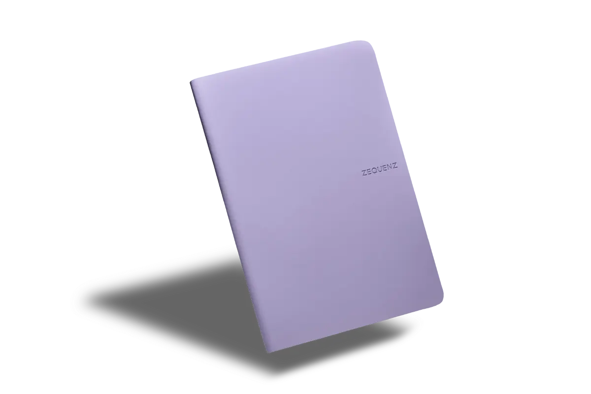 Zequenz 360⁰ Notebook A5 Lavender Purple Line