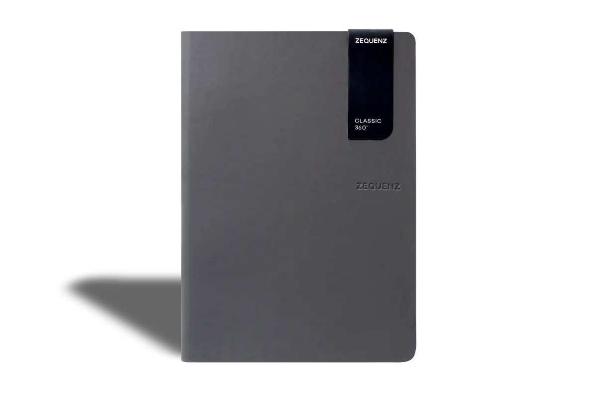 Zequenz 360⁰ Notebook A5 Storm Grey Line