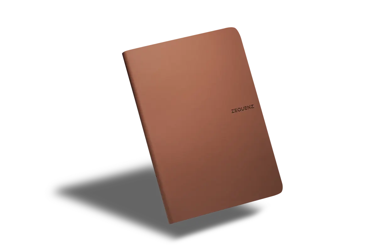 Zequenz 360⁰ Notebook A5 Terra Brown Line