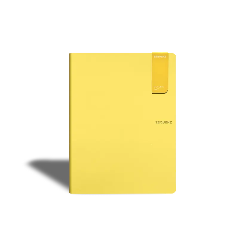 Zequenz 360⁰ Notebook B5 Mustard Line
