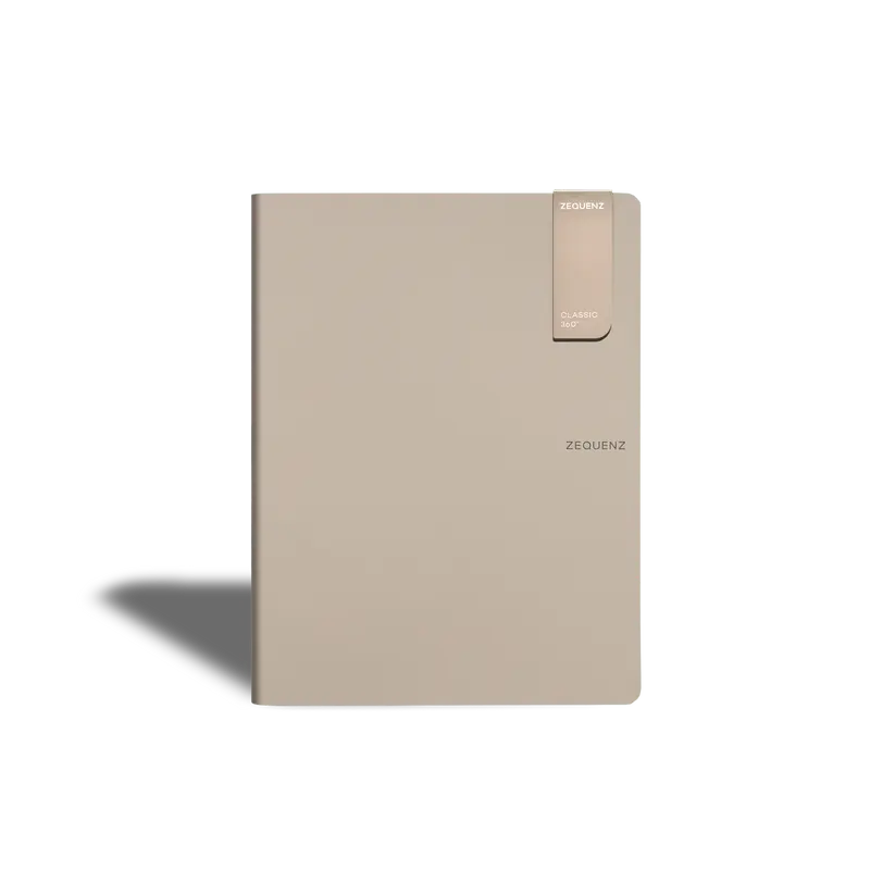 Zequenz 360⁰ Notebook B5 Taupe Plain