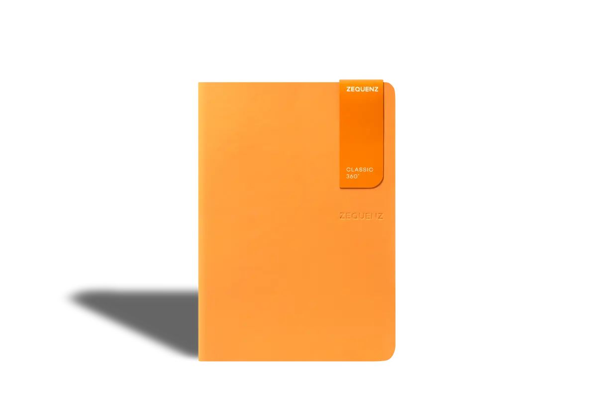 Zequenz 360⁰ Notebook B6 Apricot Orange Line