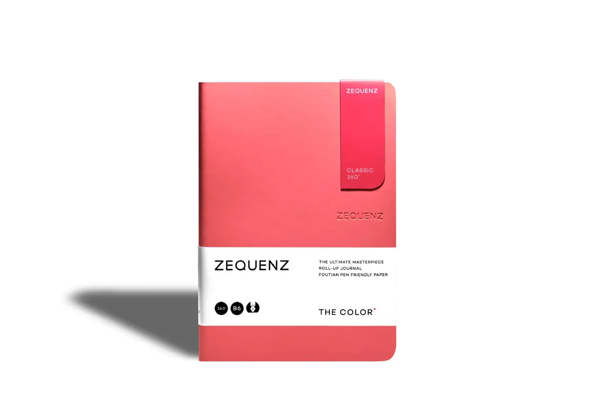 Zequenz 360⁰ Notebook B6 Coral Line