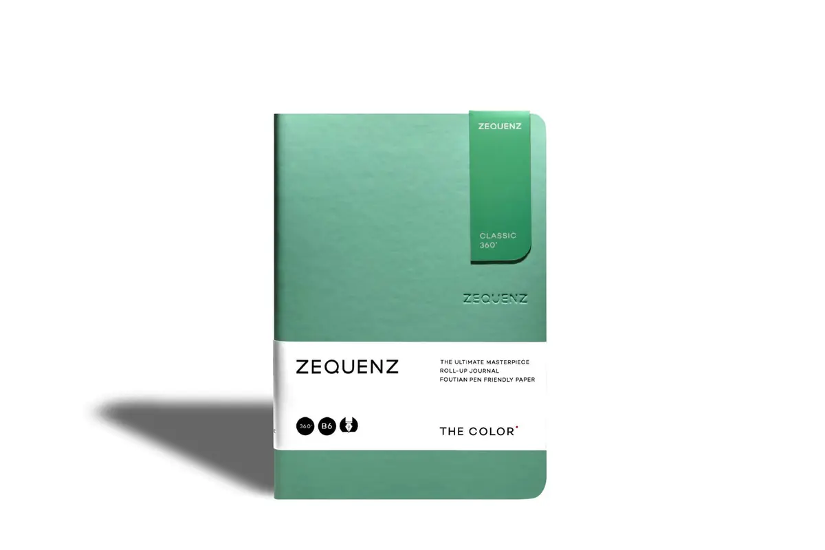 Zequenz 360⁰ Notebook B6 Fern Green Line