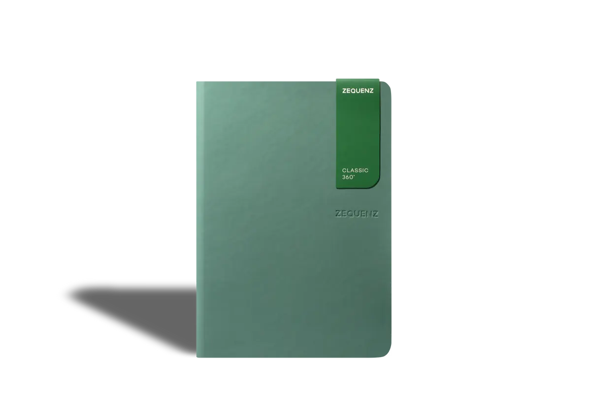 Zequenz 360⁰ Notebook B6 Jade Green Plain