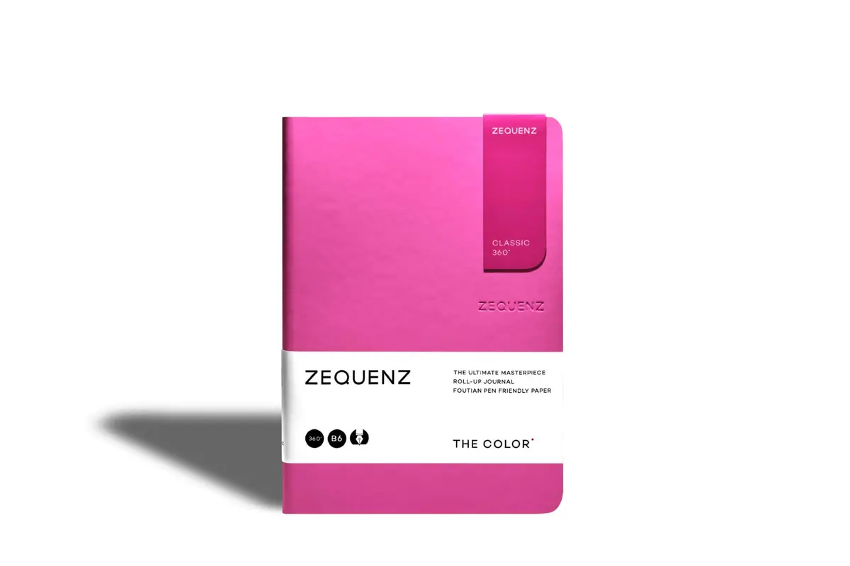Zequenz 360⁰ Notebook B6 Magenta Grid