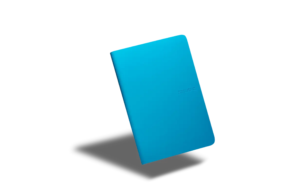 Zequenz 360⁰ Notebook B6 Ocean Blue Line