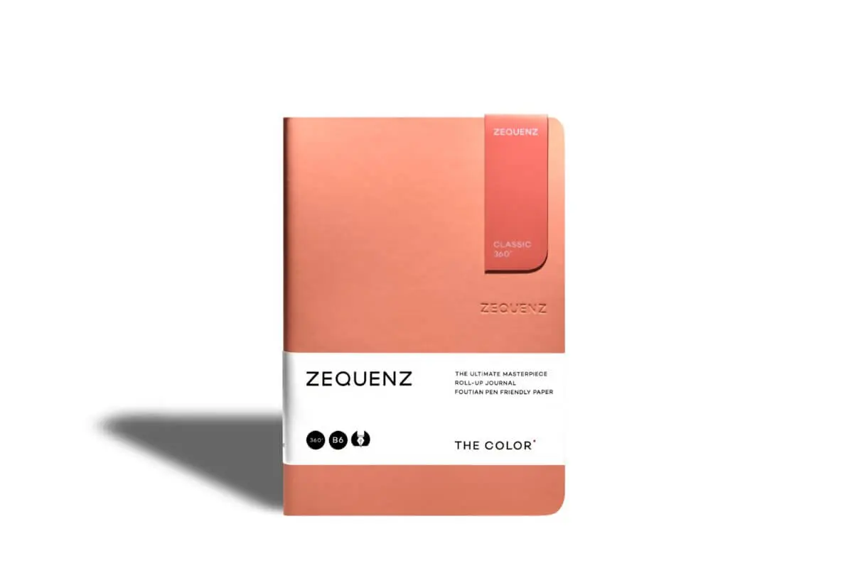 Zequenz 360⁰ Notebook B6 Peach Line