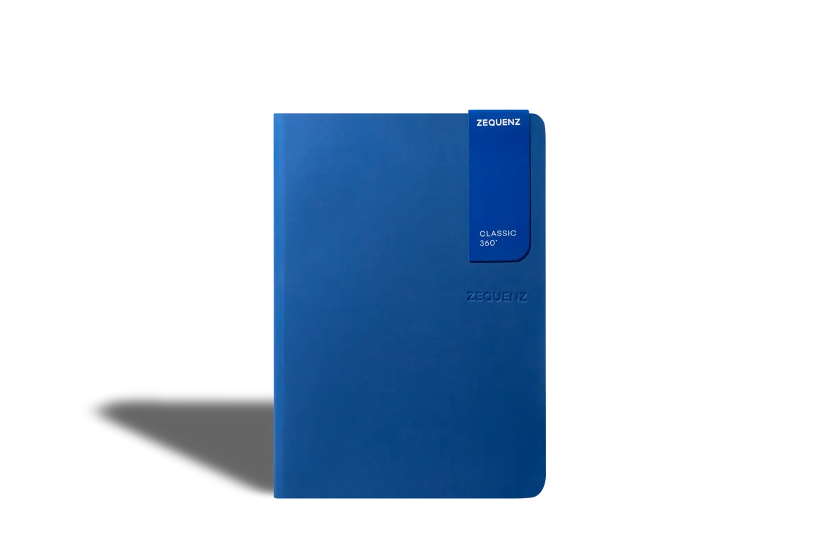 Zequenz 360⁰ Notebook B6 Royal Blue Grid