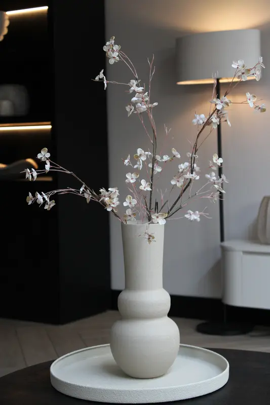 ZIJDEBLOEM | PRUNUS BEIGE | 125CM