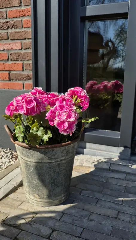 Zinken emmer met handvatten – 30 cm