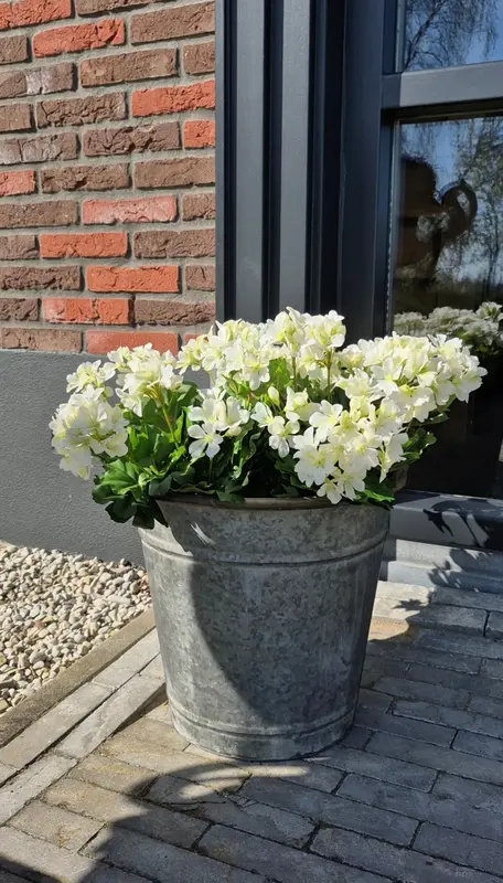 Zinken emmer met handvatten - 35 cm