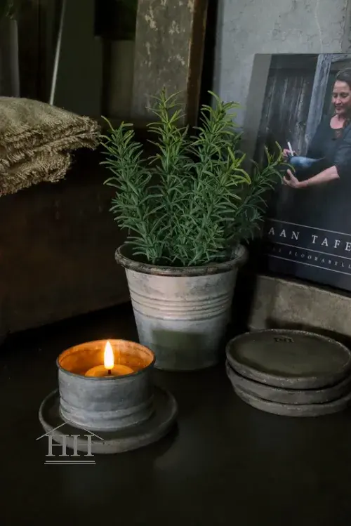 Zinken pot rond XS