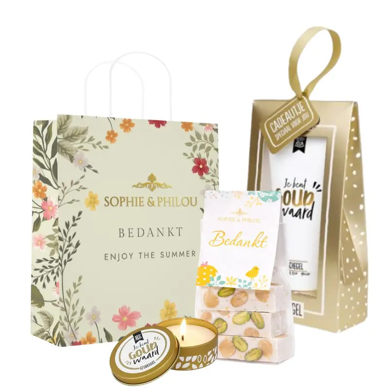 Zomers Cadeautasje Bedankt | Sophie & Philou