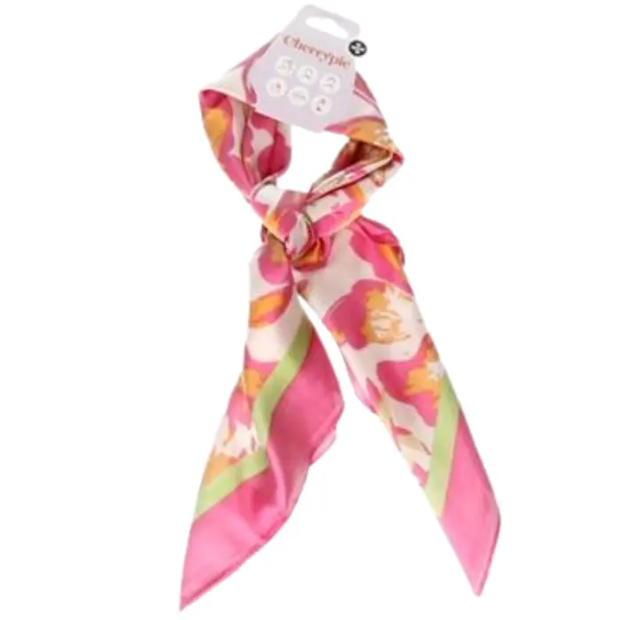 Zomersjaaltje roze & multikleur