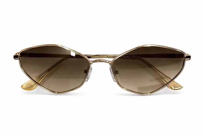 Zonnebril Ruit Goud #918