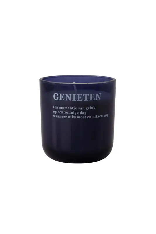 Zusss - Geurkaars glas genieten