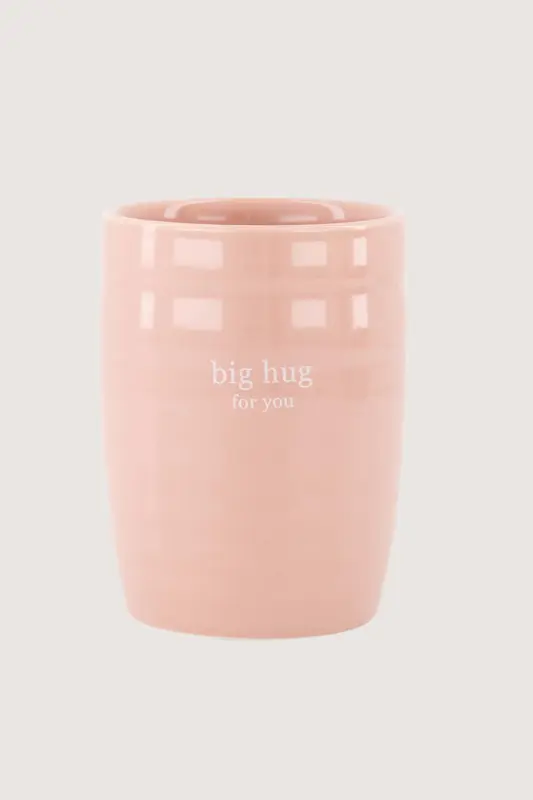 Zusss - Koffiemok big hug for you - Roze / Oker