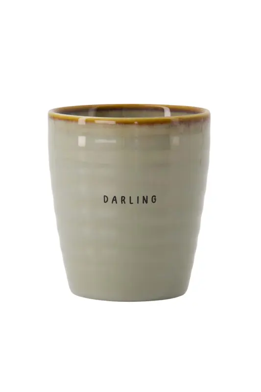 Zusss - koffiemok darling grijsblauw