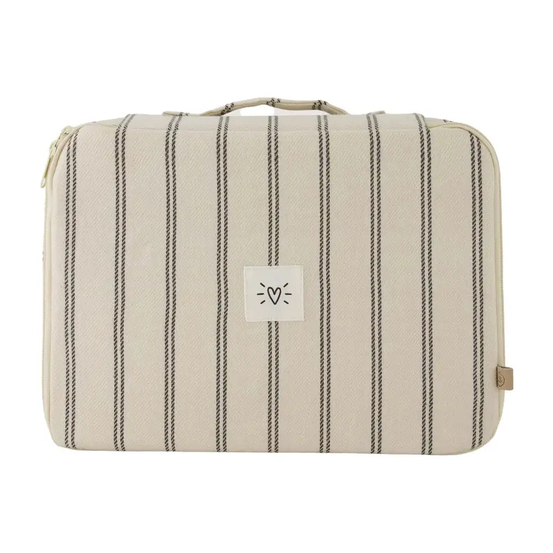Zusss - Lunch koeltas strepen - Off white/Zand