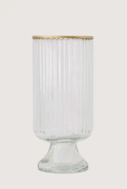 Zusss - Tafelvaas S Glas Ribbel