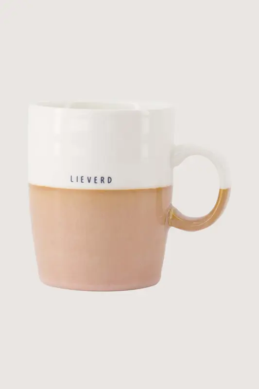 Zusss - Theemok lieverd - Wit/roze