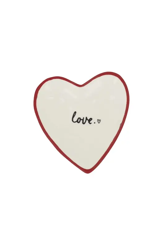 Zusss Theetipje - Hartje Love - Wit / Rood