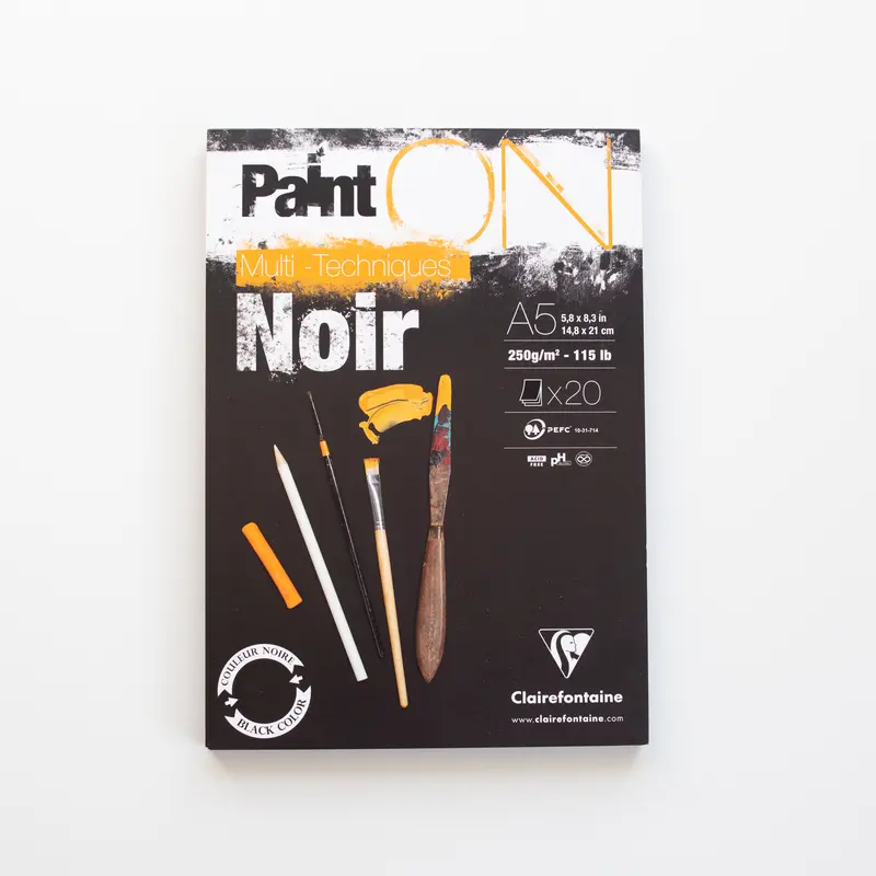 Zwart Papier A5 250gr